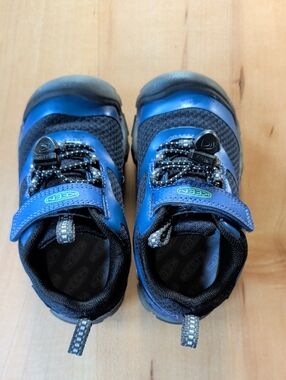 Keen Kids Blue and Black Waterproof Athletic Sneakers